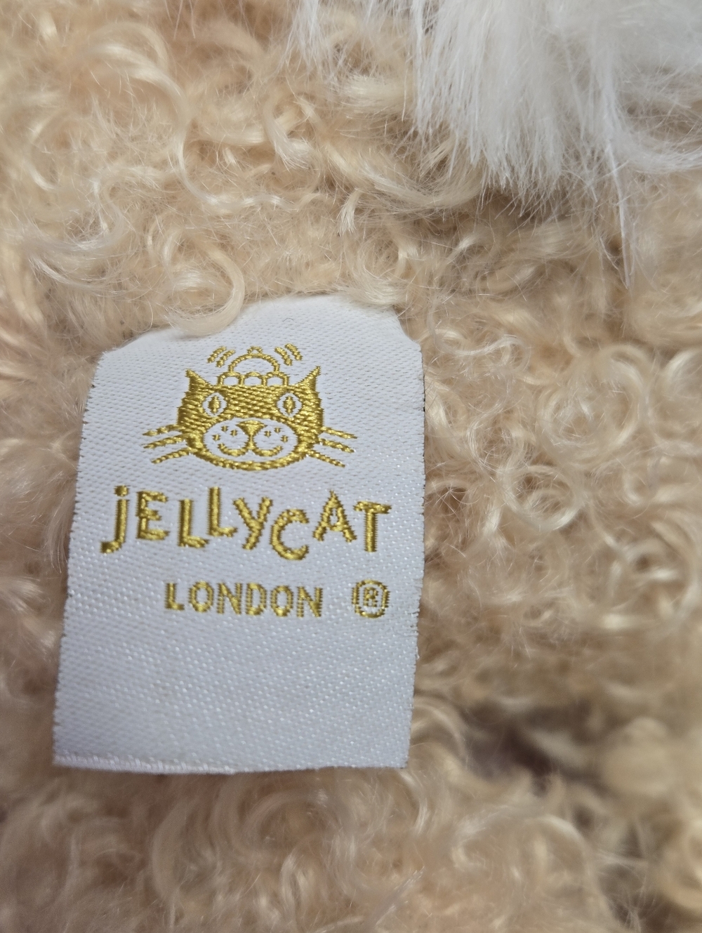 Jellycat Bashful Luxe Bunny Curly - Medium NWT Retired Rare - Picture 10 of 15